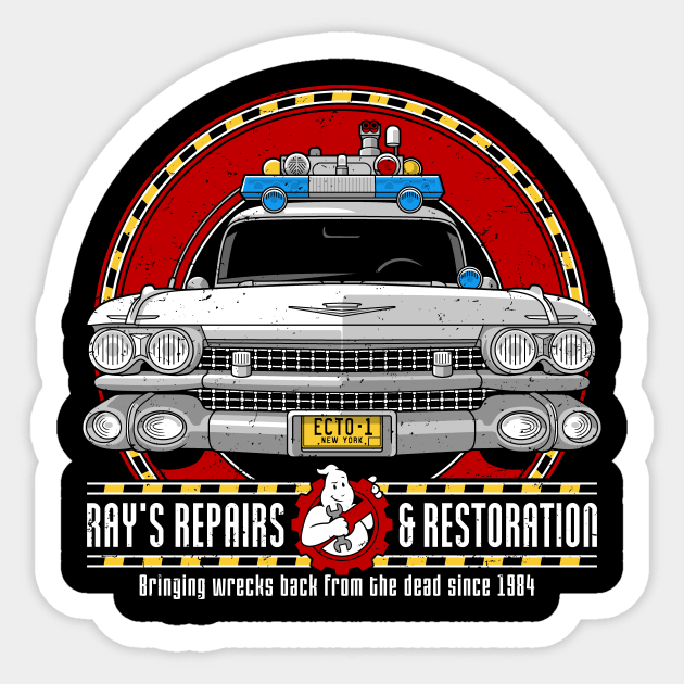 Ray's Repairs and Restoration Sticker by adho1982